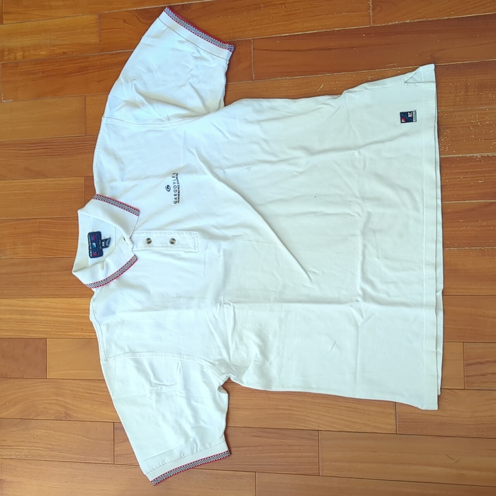 Gargoyles embroidered logos polo shirts men's size XL